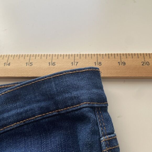 Gloria Vanderbilt Capri Jeans Womens Plus Size 18 Amanda Blue Stretch Straight - Picture 3 of 8